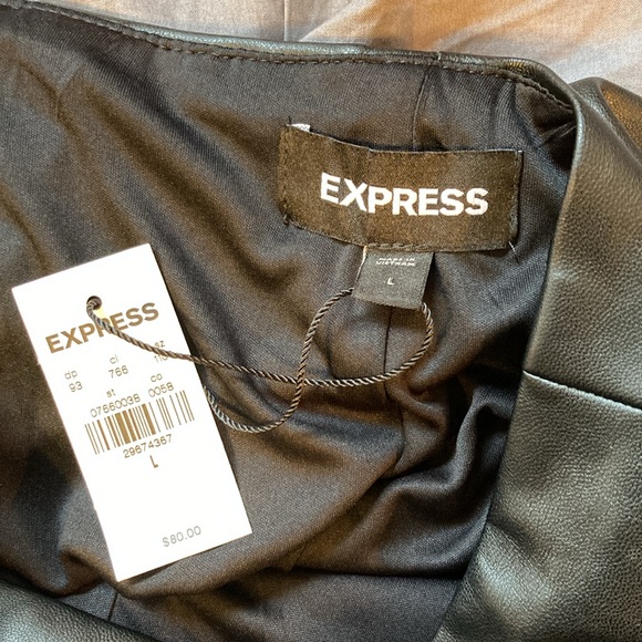 Express Faux Leather Pencil SKirt - Picture 5 of 6